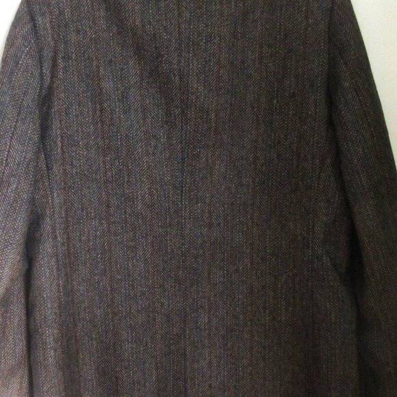 Vintage Cricketeer Dark Gray Wool Harris Tweed Like Jacket Size 38 K115 - Picture 4 of 9